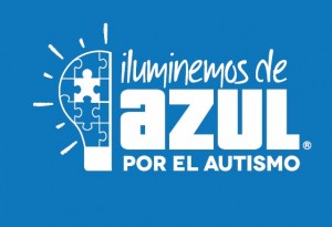 Logotipo de Iluminemos de Azul.